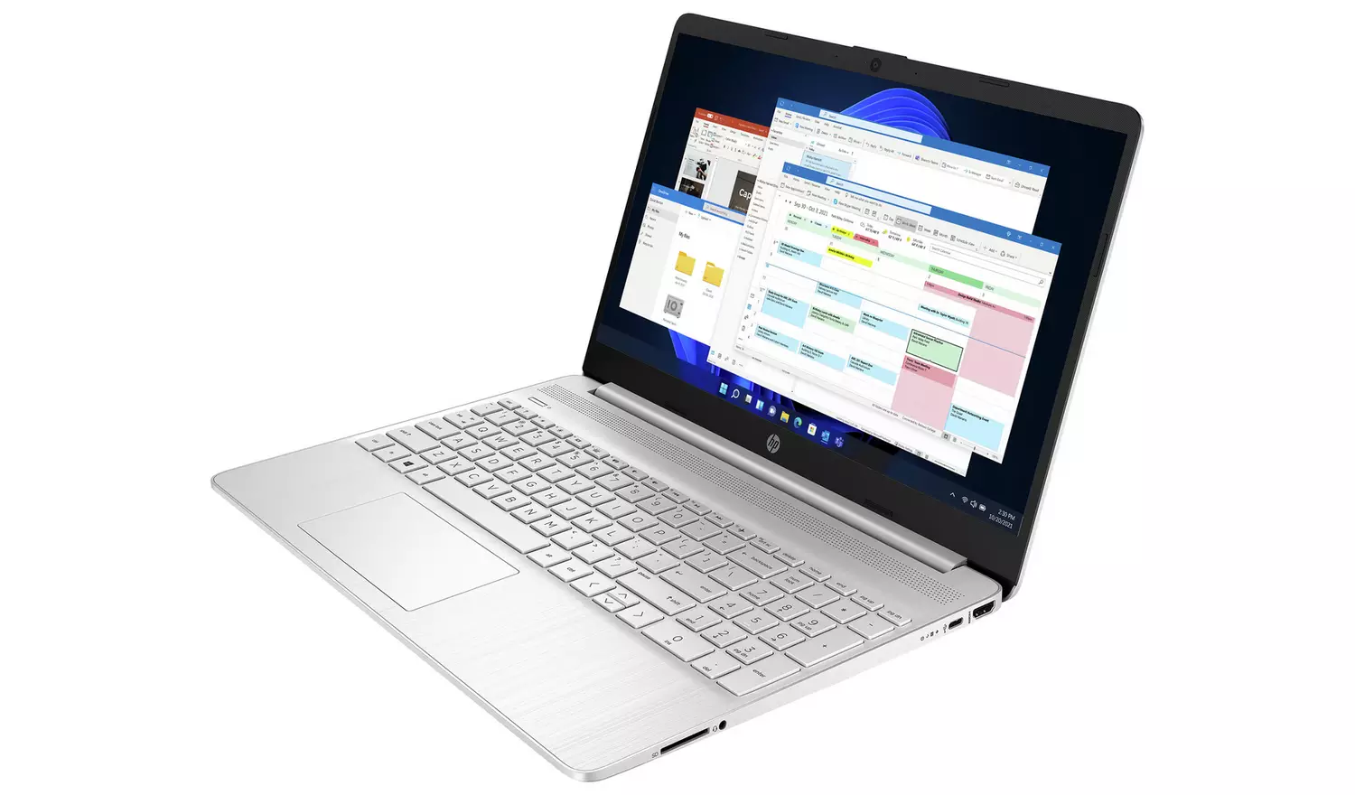 HP 15S-FQ5020NA 15.6in 4GB 128GB SSD Laptop Silver Grade A+